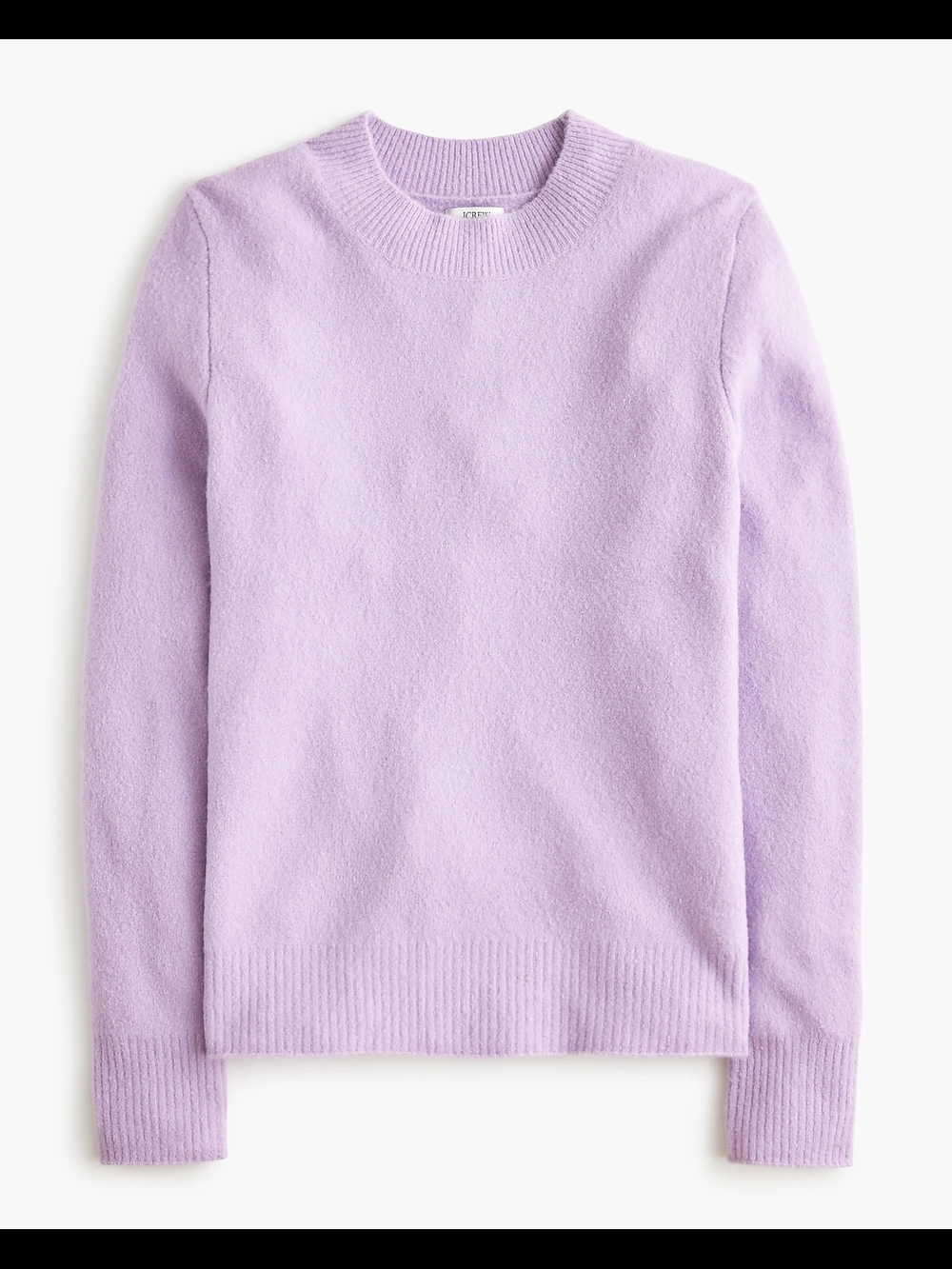 J. Crew Soft Lilac Knit Sweater